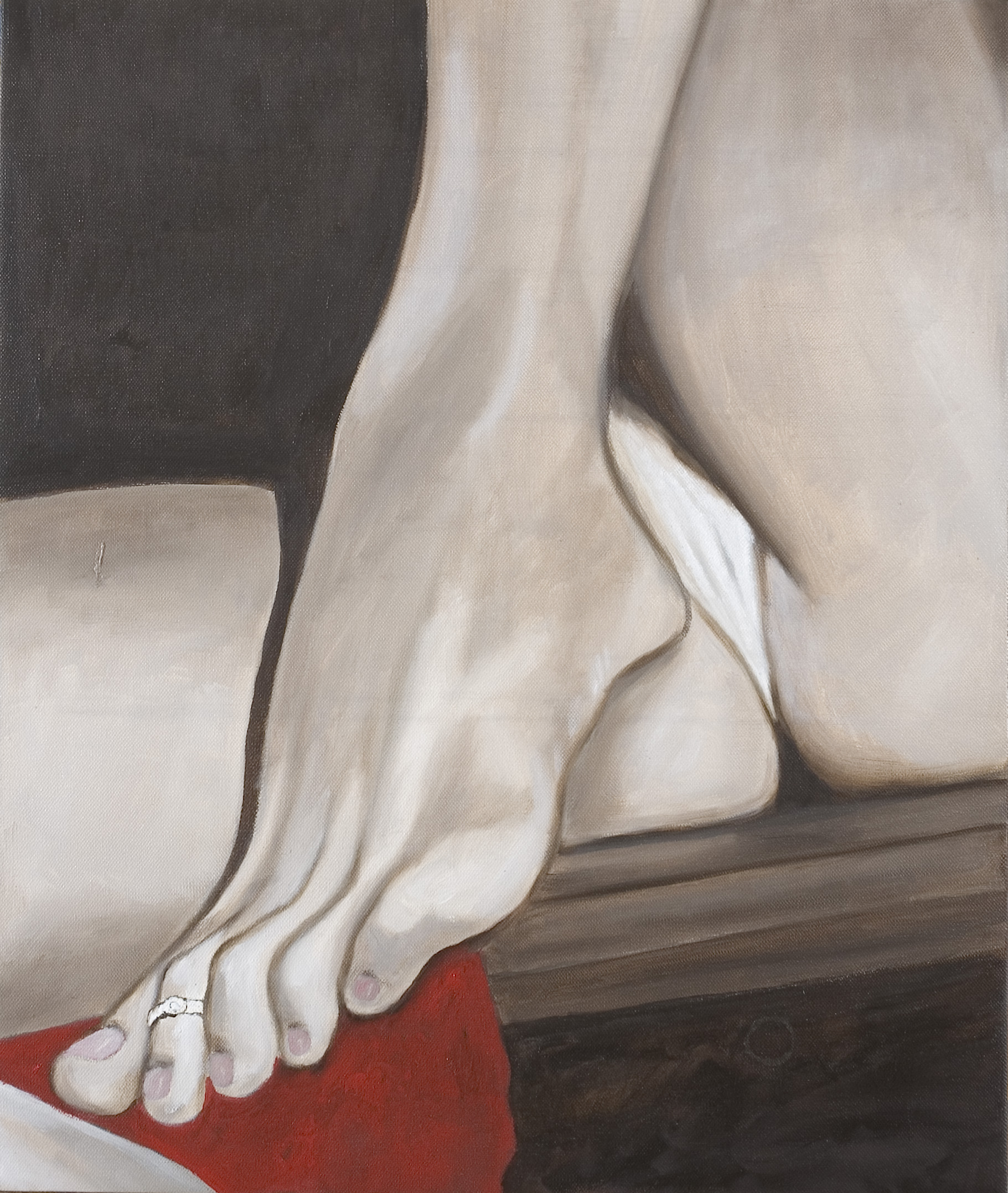 le Pouvoir à tes pieds - 2005 -  olio su tela - cm55x45 - collezione privata  